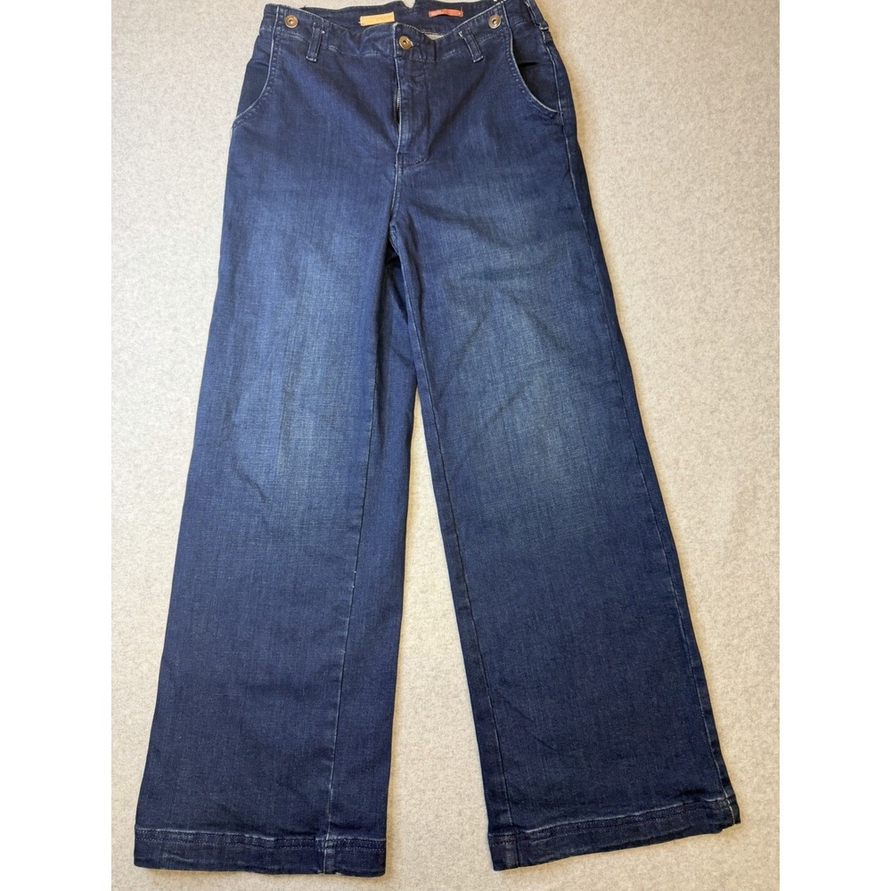 PILCRO AND THE LETTERPRESS ANTHROPOLOGIE DEMILUNE BOOT Womens Low Rise Jeans 26